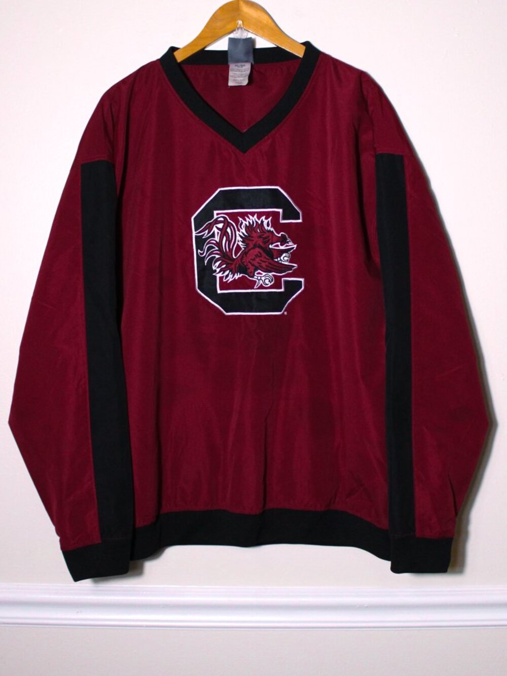 VTG 00s Knights Apparel USC South Carolina Gamecocks Pullover Windbreaker Jacket